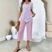 New Women's 3D Digital Tie Dye Print Set Short Sleeve Loose Fit Casual And Stylish Style_ecoleips.com