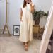 2024 Autumn New Cross-border European And American Women's Clothing Elegant Fashion Round Neck Sleeveless Pleated Long_ecoleips.com