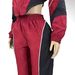 Women's Clothing Women's Style Color Block Patchwork Top And Straight Leg Pants Two Piece Set For Formal & Casual_ecoleips.com