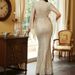 Voya Voya New European American Autumn Elegant Off-Shoulder Sequin Evening Dress For Annual Party And Banquet_ecoleips.com