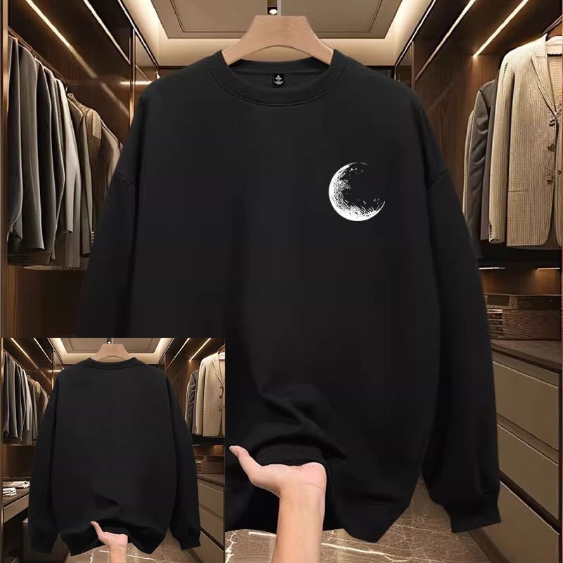 FW25 Matching Couple Cotton Crew Neck Sweatshirt - His & Hers_ecoleips.com