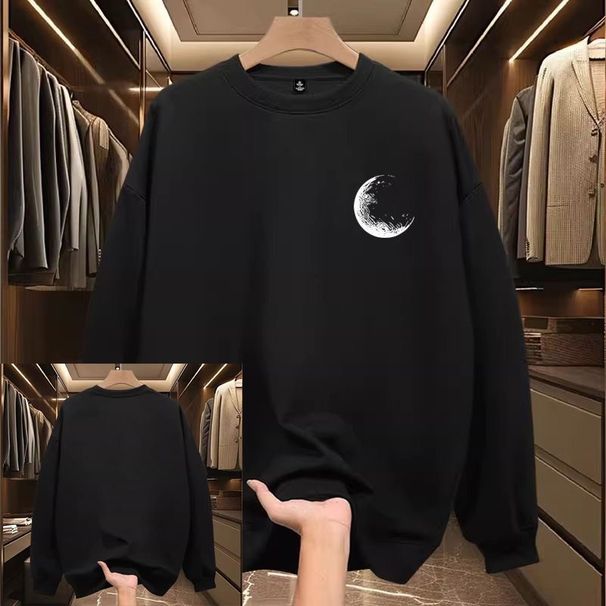 FW25 Matching Couple Cotton Crew Neck Sweatshirt - His & Hers_ecoleips.com