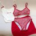 Women's Four Piece Swimsuit Set Bikini Absolutely Gorgeous Pure Alluring Vibe Petite Size Ideal For Vacations Hot Springs_ecoleips.com