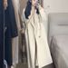 Elegant Women's Wool Coat Winter Long Sleeve Warm Fleece Lined Trench Jacket For Petite To Plus Size (Oatmeal, Black)_ecoleips.com