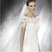 Women's Clothing long bridal veil white double soft trailing large veil headdress plain yarn hair comb wedding dress accessories_ecoleips.com