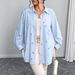 Plus Size Women’s Blouse With Bow Print – Oversized Long Sleeve Shirt For Autumn, Casual & Stylish_ecoleips.com