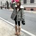 girl Lamb Wool Parka For Women, New Winter 2025 Cotton Jacket, Thickened Slimming Small Size Coat_ecoleips.com