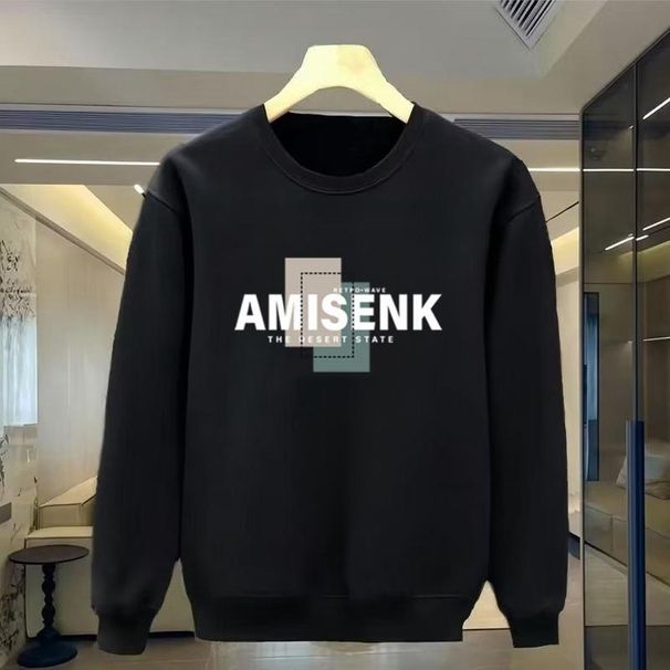 FW25 Matching Couple Cotton Crew Neck Sweatshirt - His & Hers_ecoleips.com