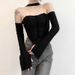 Aria Basics Aria Basics Cross-border 2022 European And American Style Autumn New Women's Clothing, Solid Color Slim-fit Cropped Fashionable_ecoleips.com