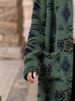 K New Women's Single-breasted Ethnic Style Printed Plush Long Coat. No Necklace And Bag_ecoleips.com