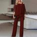 Women's Clothing Autumn New Fashion Casual Irregular Bat Sleeve Jumpsuit Two Piece Suit_ecoleips.com