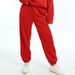 Women's High Waist Fleece Joggers Winter Athletic Cuffed Sweatpants Soft Thermal Lounge Pants with Functional Side Pockets_ecoleips.com
