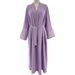 Heavy Embroidery Muslim Clothing Fashion Elegant Pocket Cardigan Tie Dress Robe_ecoleips.com