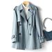 Women's Trench Coat – Slim-Fit Mid-Length Double-Breasted Jacket, Elegant & Versatile For Petite To Plus Size_ecoleips.com