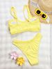 Women's Clothing Women's Push Up Two Piece Swimsuit European American Style Triangle Bikini Tight Fitting Sexy_ecoleips.com