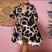 Women's Sexy Loose Casual Dress Imitation Letter Print Lapel For Spring/Autumn And Summer_ecoleips.com