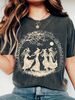 Dancing Witches Moonlit Women's Tee - Witchy Graphic, Casual Boho Top_ecoleips.com