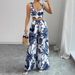 Women's Clothing Women's Summer Style Printed Camisole Set Clothing Casual Long Sleeve High Waist Pants For Formal & Casual_ecoleips.com