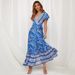 Cross-border Women's Clothing European And American Summer Casual Vacation Printed Sexy Bohemian Long Dress_ecoleips.com