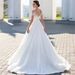 Women's Clothing One Shoulder Light Wedding Dress Bride Main Veil Lace Outing Veil Small Tail_ecoleips.com