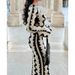 Women's Clothing Autumn Temperament Knitted Dress Slimming High Waist Long Sleeve Dress_ecoleips.com