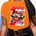 Summer European And American Cross-border Foreign Trade Plus-size T-shirt, Round-neck Casual Loose-fitting Short-sleeve_ecoleips.com