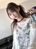 Laid-back Style Long Sleeve Sun Protection Shirt Air Conditioner Cover T-shirt Summer Sweet Cool Spicy Loose Diagonal Collar ..._ecoleips.com