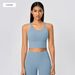 New Spring/Summer Style Hollowed Out Sexy Backless Sports Bra For Women, Push Up And Shockproof, Suitable For Yoga, Fitness, Running, And Sports._ecoleips.com