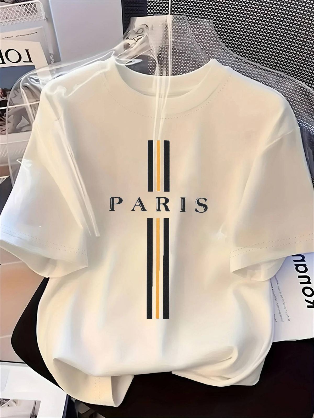 2026 Summer Fashion T-Shirt Trendy Loose Fit Casual Short Sleeve Printed Top_ecoleips.com