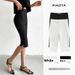 High-Waisted Slimming Cropped Pants European Style Straight Leg Casual Summer Pants for Petite Women with Side Slit_ecoleips.com