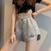Summer Casual Sports Shorts For Women High-Waisted Loose Slimming Running Fitness A-Line Wide Leg Pants Style_ecoleips.com