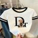 2026 Women's Color Block T-Shirt Round Neck Loose Short Sleeve Casual Top Cross Border Spot Goods_ecoleips.com