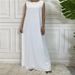 Women's Clothing Solid Color Sleeveless Dress Nida Fabric Middle East Dubai Women's Clothing Muslim Fashion_ecoleips.com