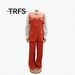 Women's Three Piece Suit Jacket Set with White Shirt And Straight Leg Trousers Color Block Versatile Summer Arrival for Workplace And Casual Wear_ecoleips.com