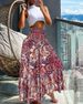 Women's Hot Summer Fashion High-waisted Slim Print Dresses For Women_ecoleips.com