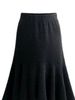 K New Fish Tail Skirt Fake Two Piece Bottom Pants Skirt Thickened One Piece Pants Warm Tight Pants_ecoleips.com
