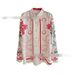 Elegant Printed Satin Loungewear Set, Long Sleeve Shirt And Wide-Leg Pants, Sophisticated Two-Piece Ensemble_ecoleips.com