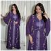 Verve Four Seasons Commuter Vest + Jacket Dress Chiffon Rhinestone Muslim Set Robe_ecoleips.com