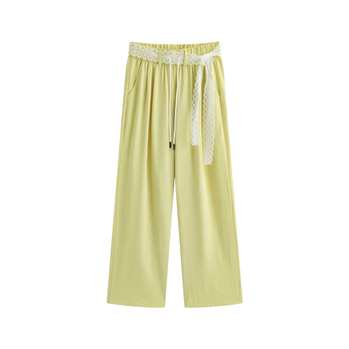 K Loose Drooping Pants For Women, New Casual Straight Leg Thin Wide Leg Pants_ecoleips.com
