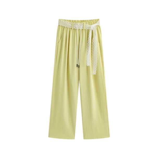 K Loose Drooping Pants For Women, New Casual Straight Leg Thin Wide Leg Pants_ecoleips.com