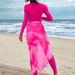 Muslim Swimsuit Women's One-Piece Swimsuit With Skirt Long Sleeve Beachwear Sun Protection Two-Piece Set Swimming Suit_ecoleips.com