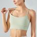 Calorie Summer Strappy Sports Bra For Women, Yoga Tank Top With Removable Padding, Workout Fitness Shirt, Back Support Activewear_ecoleips.com