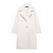 Women's Oversized Blazer Coat With Faux Fur Collar Longline Trench Coat Streetwear Fashion Outerwear_ecoleips.com