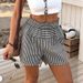 Women's Clothing Casual Plaid Shorts American Street Hip Hop Style Summer Loose Fit Wide Leg_ecoleips.com