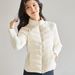 girl Girl Girl 25 Winter New Sports Slim Fit Lightweight Down Jacket Women Short Elastic Knit Patchwork Inner Liner Coat 22716_ecoleips.com