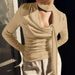 AC530 New Cross-Border Knitted Design Halter Neck Long Sleeve Slim Fit Versatile T-Shirt For Layering Or Wearing Alone_ecoleips.com