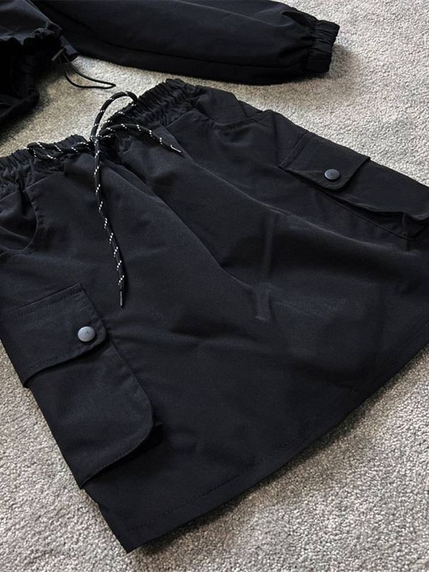 Women's Clothing New Long Sleeved Sun Proof Thin Shirt Jacket For Women With Large Size Printing Fashion Casual Suit Short Skirt Two Piece Suit_ecoleips.com