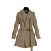 Women's Clothing Suit Jacket For Women High End Temperament Slim Belt Suit Tops For Women Trendy Casual Lace Up Women_ecoleips.com