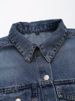 Women's Denim Jacket & Wide Leg Jeans Set - Stylish Cropped Button-Up Top With High Waist Slimming Pants For Casual & Office Wear_ecoleips.com
