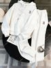 Unisex Premium Grey Tracksuit - Oversized Fleece Hoodie & Printed Joggers For Ultimate Comfort-7_ecoleips.com